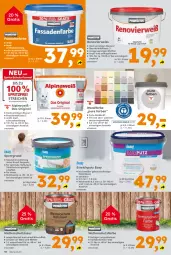 Gazetka promocyjna  - Gazetka - ważna od 14.03 do 14.03.2026 - strona 10 - produkty: alpina, Alpinaweiß, brie, decke, easyputz, eimer, eis, fassadenfarbe, gin, Heu, HP, knauf, kraft, Rauch, rwe, Spezi, Streichputz, Ti, wasser