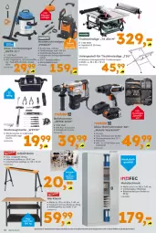 Gazetka promocyjna  - Gazetka - ważna od 14.03 do 14.03.2026 - strona 14 - produkty: akku, akku-bohrschrauber, arbeitsplatte, aufbewahrungstasche, Bank, Bau, Behälter, beutel, Bohrhammer, Bohrschrauber, edelstahl, eis, hochdruckreiniger, Holz, kraft, ladegerät, latte, led-licht, papier, reiniger, Reinigung, Reinigungsmittel, reis, reiss, säge, schlauch, Schrank, Tasche, Ti, tisch, Tischkreissäge, Trockensauger, werkzeug