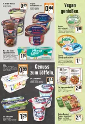 Gazetka promocyjna Edeka - Angebote der Woche - Gazetka - ważna od 19.02 do 19.02.2022 - strona 11 - produkty: angebot, apfel, auer, aufstrich, banane, Bau, Bauer, Becher, bresso, brot, brotaufstrich, burger, exquisa, frischkäse, frucht, fruchtjoghurt, garden gourmet, gin, hummus, joghur, joghurt, Käse, Kinder, kokos, kräuter, kräutern, mandel, mousse, natur, nuss, oder kräuter, Ria, The Vegetarian Butcher, Ti, Vegeta, vita, zucker