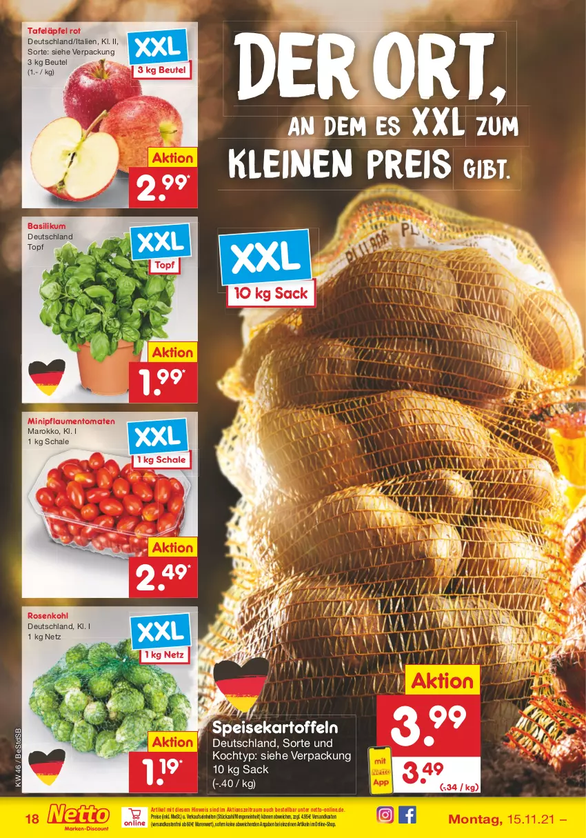 Aktueller Prospekt Netto Marken-Discount - Filial Angebote - von 15.11 bis 20.11.2021 - strona 18