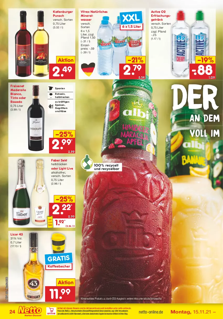 Aktueller Prospekt Netto Marken-Discount - Filial Angebote - von 15.11 bis 20.11.2021 - strona 24