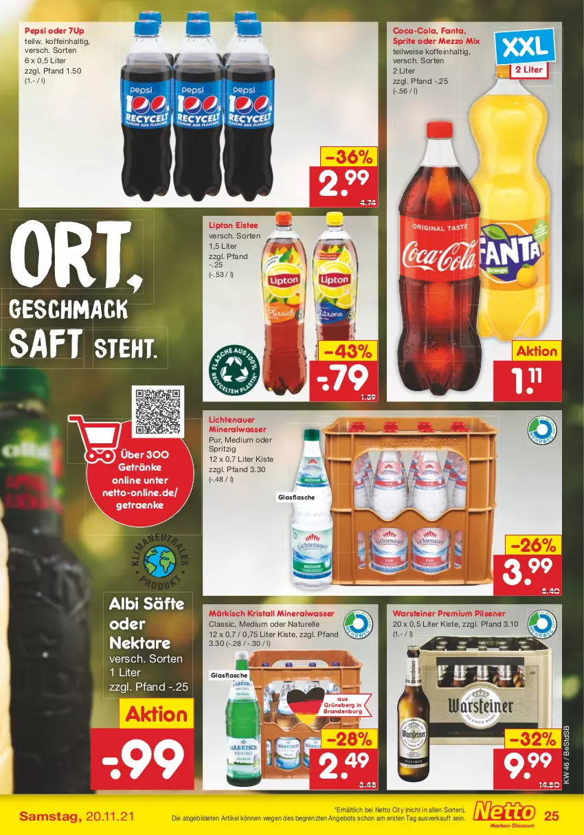 Aktueller Prospekt Netto Marken-Discount - Filial Angebote - von 15.11 bis 20.11.2021 - strona 25