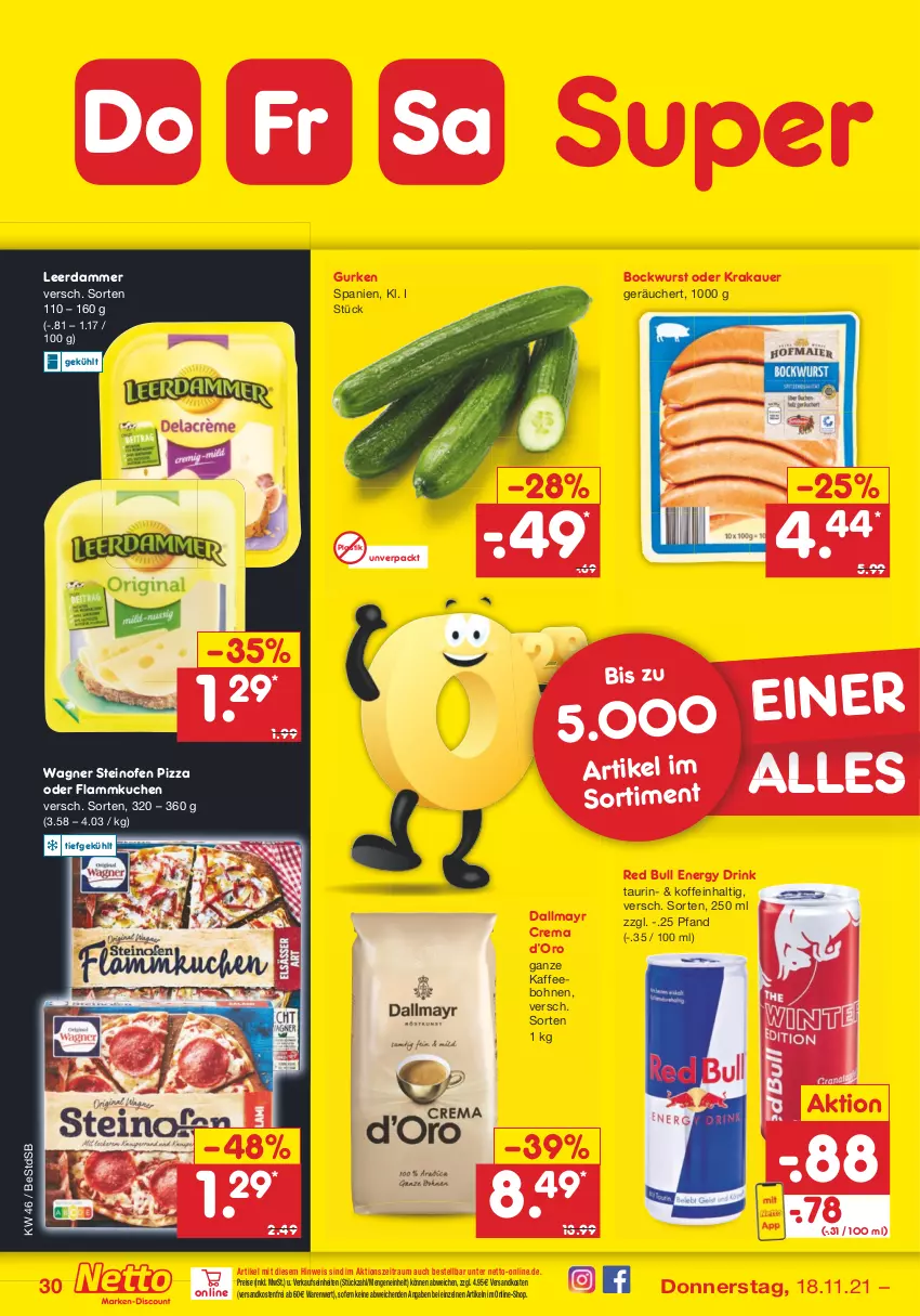 Aktueller Prospekt Netto Marken-Discount - Filial Angebote - von 15.11 bis 20.11.2021 - strona 30