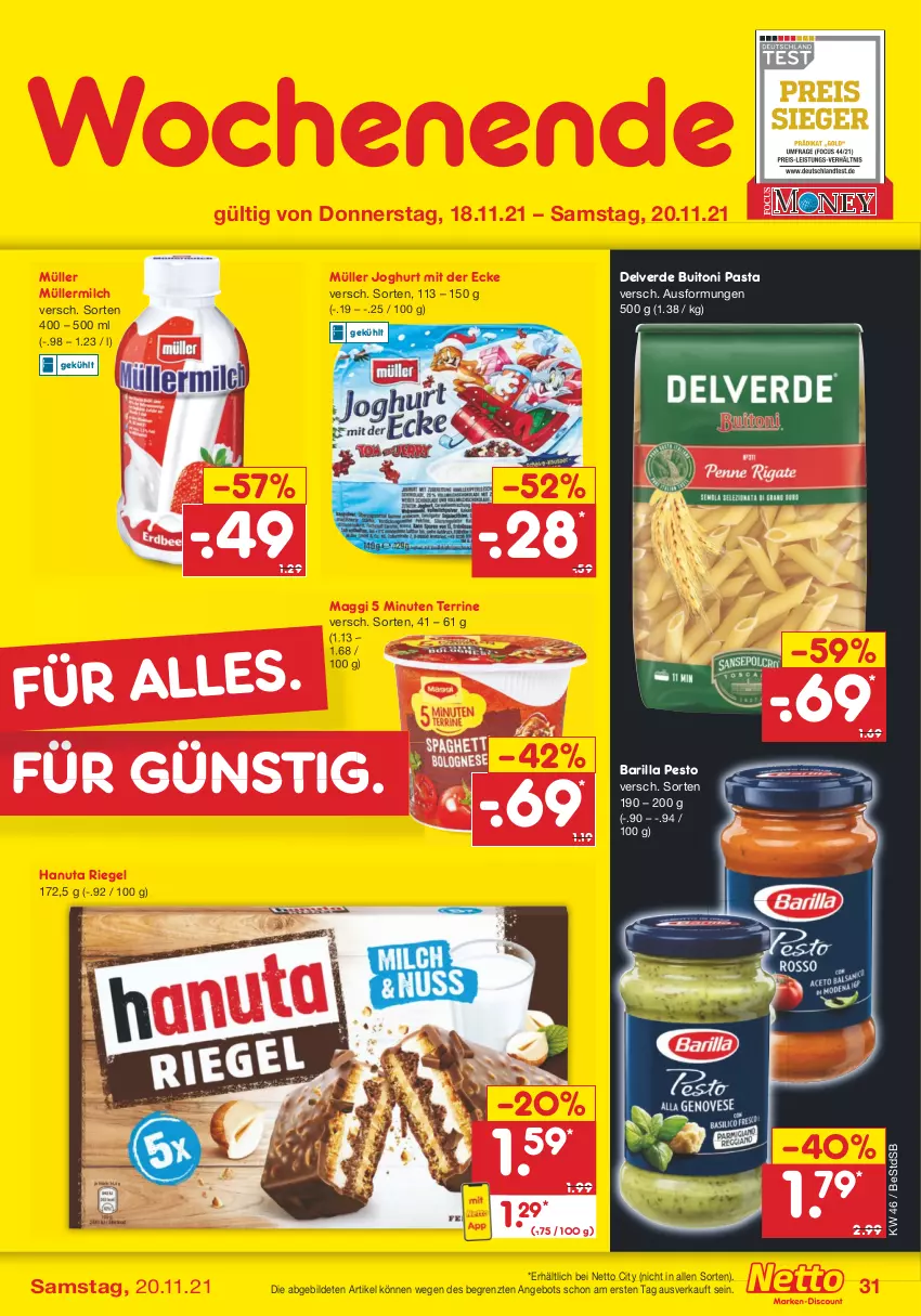 Aktueller Prospekt Netto Marken-Discount - Filial Angebote - von 15.11 bis 20.11.2021 - strona 31