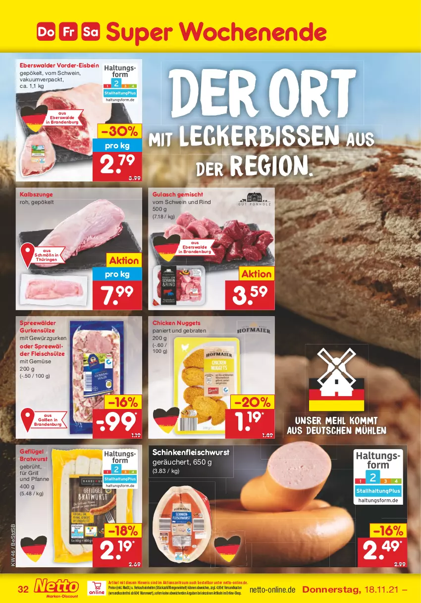 Aktueller Prospekt Netto Marken-Discount - Filial Angebote - von 15.11 bis 20.11.2021 - strona 32