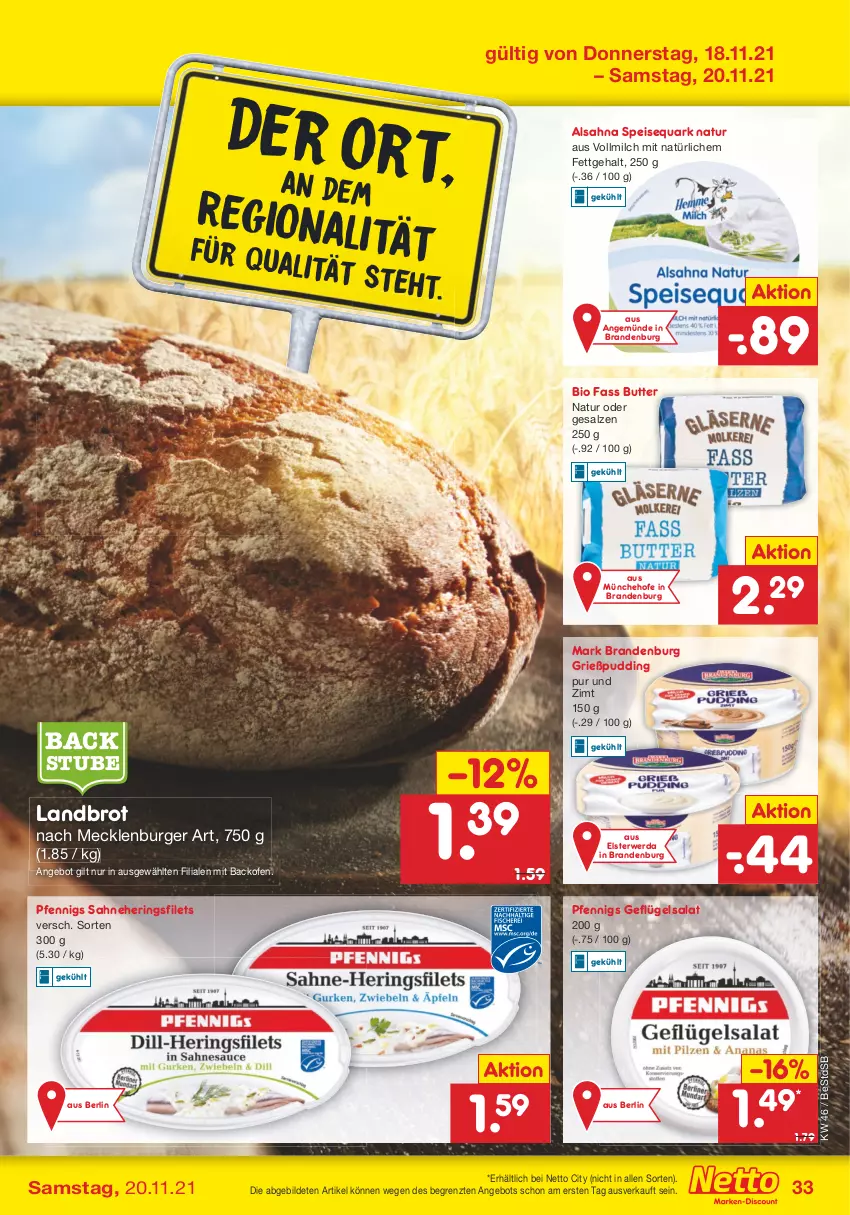 Aktueller Prospekt Netto Marken-Discount - Filial Angebote - von 15.11 bis 20.11.2021 - strona 33