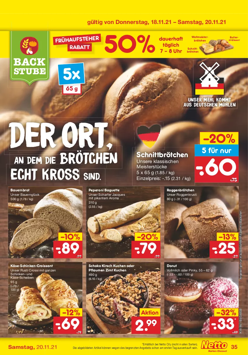 Aktueller Prospekt Netto Marken-Discount - Filial Angebote - von 15.11 bis 20.11.2021 - strona 35