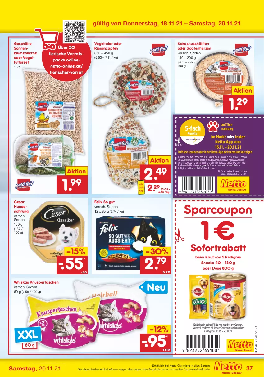 Aktueller Prospekt Netto Marken-Discount - Filial Angebote - von 15.11 bis 20.11.2021 - strona 37