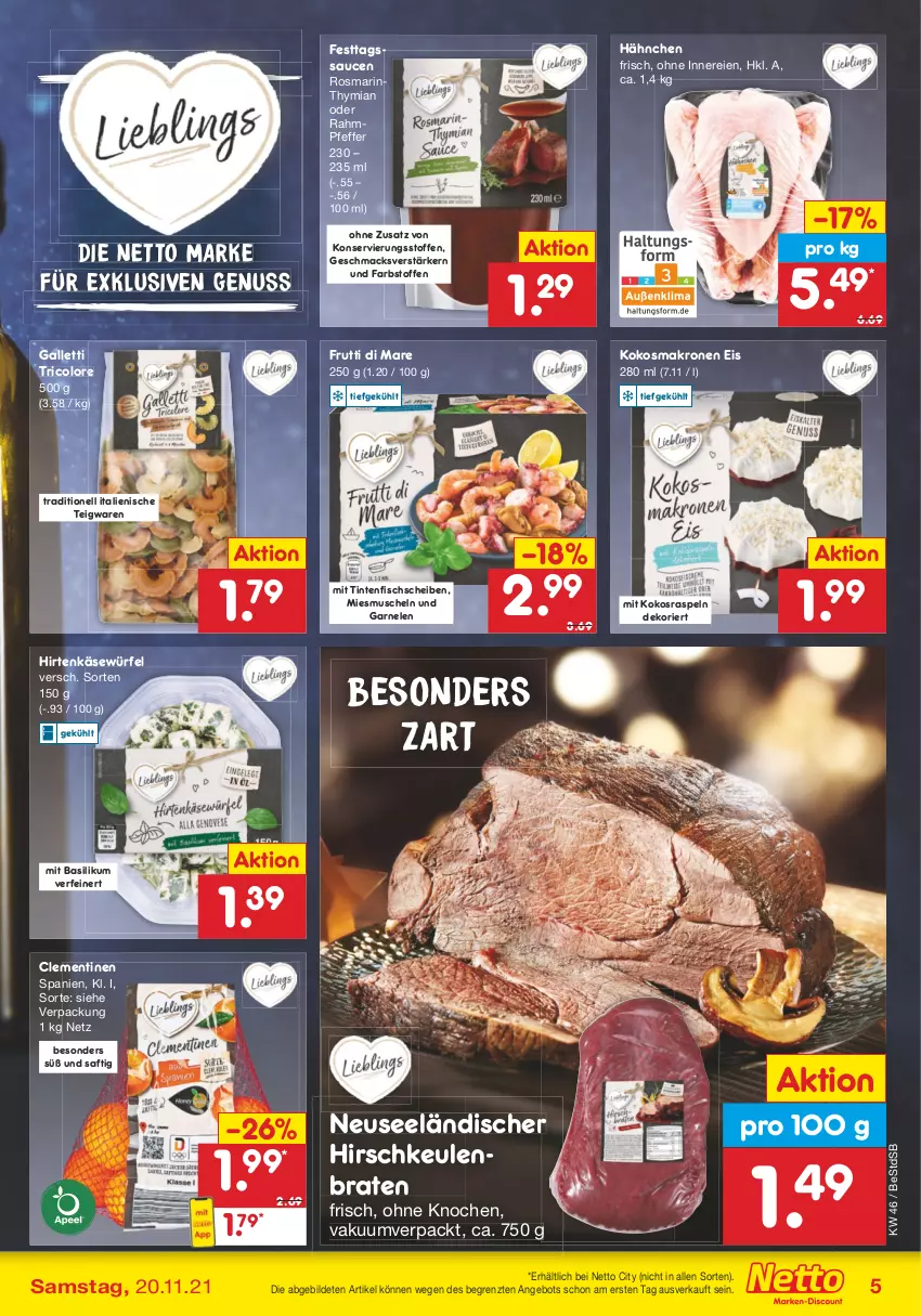 Aktueller Prospekt Netto Marken-Discount - Filial Angebote - von 15.11 bis 20.11.2021 - strona 5