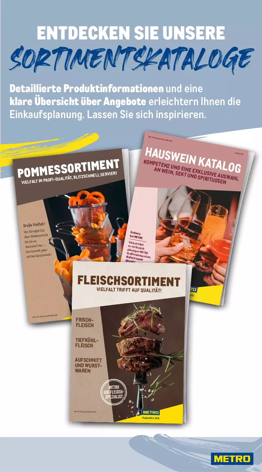 Aktueller Prospekt Metro - Wochen-Angebote Händler - von 26.05 bis 31.05.2025 - strona 5 - produkty: angebot, angebote, aufschnitt, avocado, decke, eis, elle, fleisch, mac, Metro, pommes, pril, sekt, Ti, wein, wurst