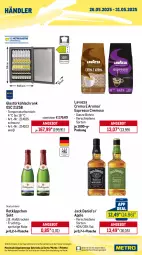Gazetka promocyjna Metro - Wochen-Angebote Händler - Gazetka - ważna od 31.05 do 31.05.2025 - strona 2 - produkty: angebot, Apple, auer, auto, bohne, cola, coupon, espresso, flasche, frucht, getränk, getränke, Glastür, jack daniel, kühlschrank, lavazza, LG, natur, natura, Palette, rotkäppchen, Schrank, sekt, Ti, tisch
