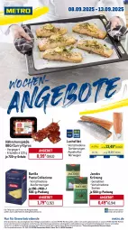 Gazetka promocyjna Metro - Wochen-Angebote - Gazetka - ważna od 13.09 do 13.09.2025 - strona 1 - produkty: abholpreise, angebot, angebote, aqua, barilla, curry, eis, filet, gyros, ilag, jacobs, jacobs krönung, lachs, lachsfilet, Metro, metro gastro, pasta, Rauch, reis, rwe, Schal, Schale, Ti, tiefpreis