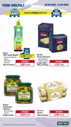Gazetka promocyjna Metro - Wochen-Angebote - Gazetka - ważna od 13.09 do 13.09.2025 - strona 11 - produkty: angebot, barilla, Bau, coupon, creme, eis, eiscreme, ente, ferrero, Ferrero Rocher, flasche, Gegrilltes Gemüse, grill, Kühne, Mett, metten, Mettenden, natur, pasta, rapso, rapsöl, reines rapsöl, reis, salami, schlemmertöpfchen, Ti, tiefpreis, Töpfchen, trolli