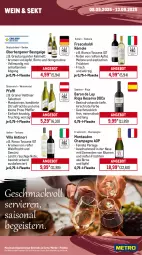 Gazetka promocyjna Metro - Wochen-Angebote - Gazetka - ważna od 13.09 do 13.09.2025 - strona 15 - produkty: aldi, ananas, angebot, apfel, Bad, beere, beeren, bio, blume, blumen, burgunder, cabernet, cabernet sauvignon, cassis, champagne, eis, ente, flasche, frucht, früchte, früchten, getränk, getränke, gewürz, grauburgunder, grüner veltliner, honig, honigmelone, kabinett, kirsch, kirsche, kirschen, leine, mac, mandarine, mandarinen, melone, nuss, Palette, perla, pfeffer, primitivo, Rauch, reifen, rioja, sauvignon, sekt, Ti, tisch, usb, wein