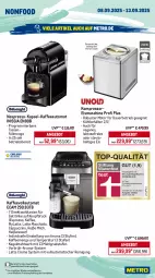 Gazetka promocyjna Metro - Wochen-Angebote - Gazetka - ważna od 13.09 do 13.09.2025 - strona 21 - produkty: ACC, akku, angebot, auer, auto, Behälter, Cap, cappuccino, chia, cin, eis, eismaschine, elle, espresso, getränk, getränke, handmixer, kaffee, kaffeeautomat, kaffeevollautomat, kompressor, küche, Küchen, küchenmaschine, latte, latte macchiato, LG, mac, macchiato, Metro, milch, Mixer, nespresso, Reinigung, reis, schoko, schokolade, senf, tasse, teller, Ti, tisch, Waage, wasser