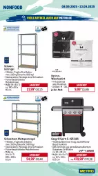 Gazetka promocyjna Metro - Wochen-Angebote - Gazetka - ważna od 13.09 do 13.09.2025 - strona 23 - produkty: angebot, decke, Deckel, drink, edelstahl, eis, elle, gasgrill, geschirr, Geschirrserie, Gläser, grill, grillfläche, grillrost, herdarten, kraft, LG, Metro, mikrowelle, pfanne, regal, Schal, Schale, schrauben, schwerlastregal, shirt, spülmaschinen, Tapas, Ti
