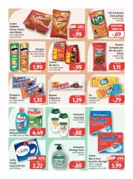 Gazetka promocyjna Feneberg - Prospekte - Gazetka - ważna od 31.12 do 31.12.2022 - strona 9 - produkty: bio, brezel, cracker, discount, duschgel, eis, erdnuss, flasche, geschirr, huober, knoppers, lorenz, nippon, nuss, olive, palmolive, papier, persil, pringles, reiniger, reis, riegel, ring, saltletts, Seife, somat, Tasche, taschen, taschentücher, Ti, tuc, tücher, vollwaschmittel, waschmittel