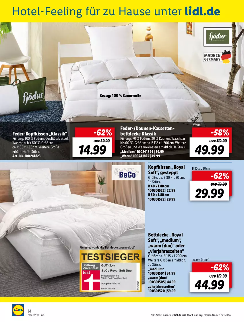 Aktueller Prospekt Lidl - Aktuelle Onlineshop-Highlights - von 01.12 bis 31.12.2021 - strona 14