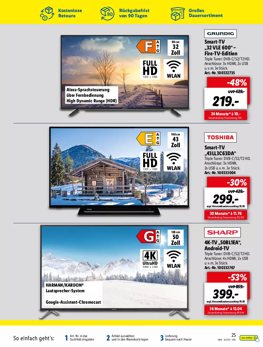 Aktueller Prospekt Lidl - Aktuelle Onlineshop-Highlights - von 01.12 bis 31.12.2021 - strona 25