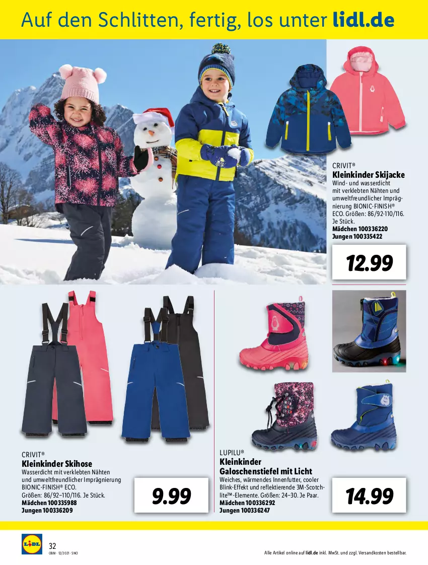 Aktueller Prospekt Lidl - Aktuelle Onlineshop-Highlights - von 01.12 bis 31.12.2021 - strona 32