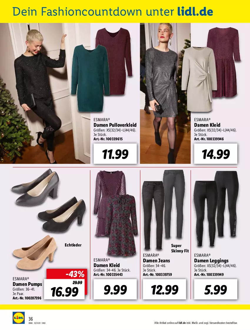 Aktueller Prospekt Lidl - Aktuelle Onlineshop-Highlights - von 01.12 bis 31.12.2021 - strona 36