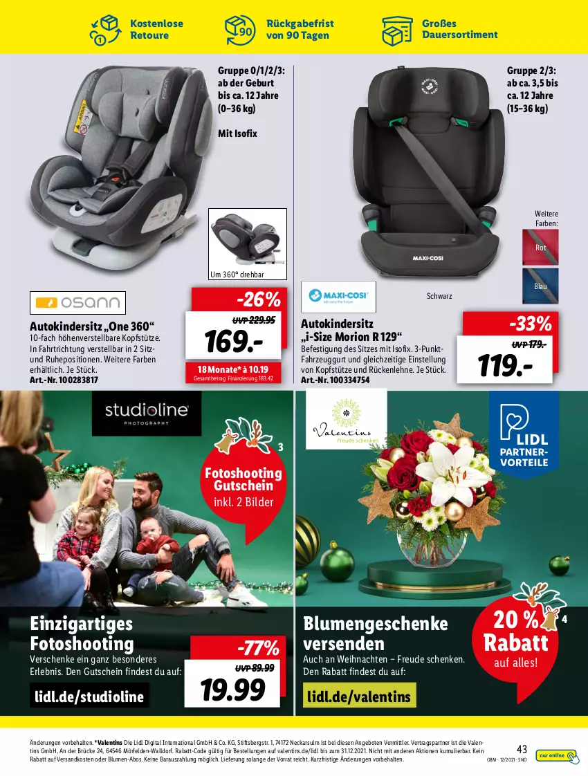 Aktueller Prospekt Lidl - Aktuelle Onlineshop-Highlights - von 01.12 bis 31.12.2021 - strona 43