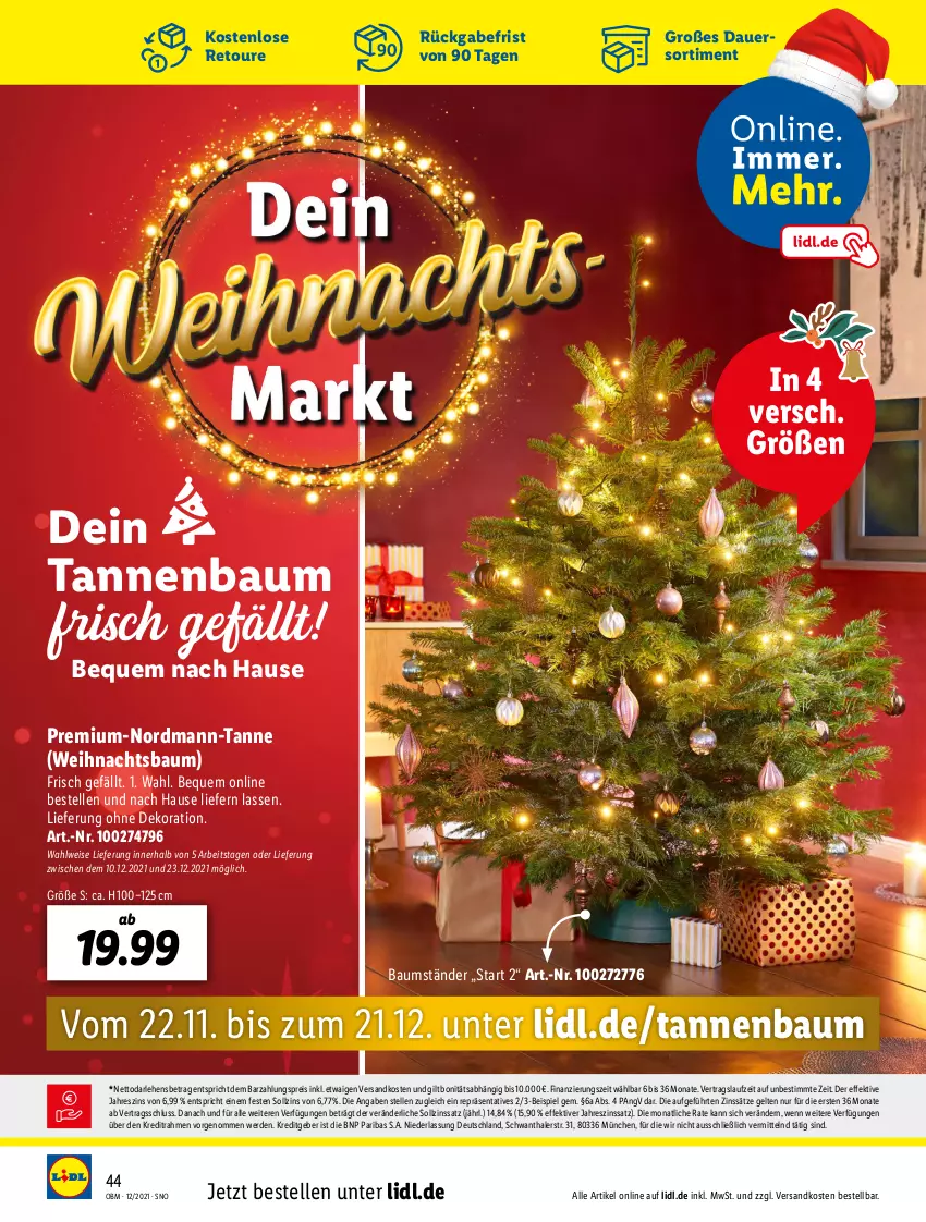 Aktueller Prospekt Lidl - Aktuelle Onlineshop-Highlights - von 01.12 bis 31.12.2021 - strona 44