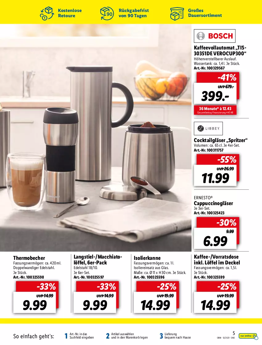 Aktueller Prospekt Lidl - Aktuelle Onlineshop-Highlights - von 01.12 bis 31.12.2021 - strona 5