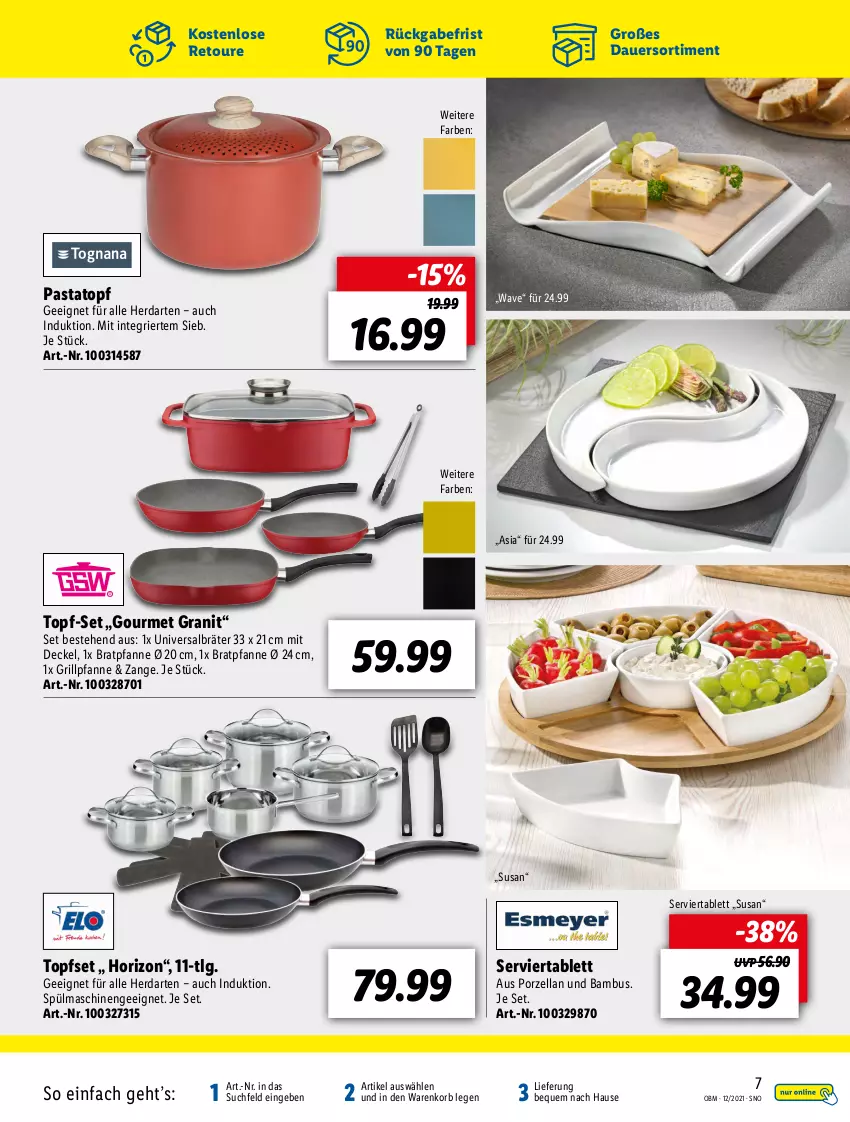 Aktueller Prospekt Lidl - Aktuelle Onlineshop-Highlights - von 01.12 bis 31.12.2021 - strona 7