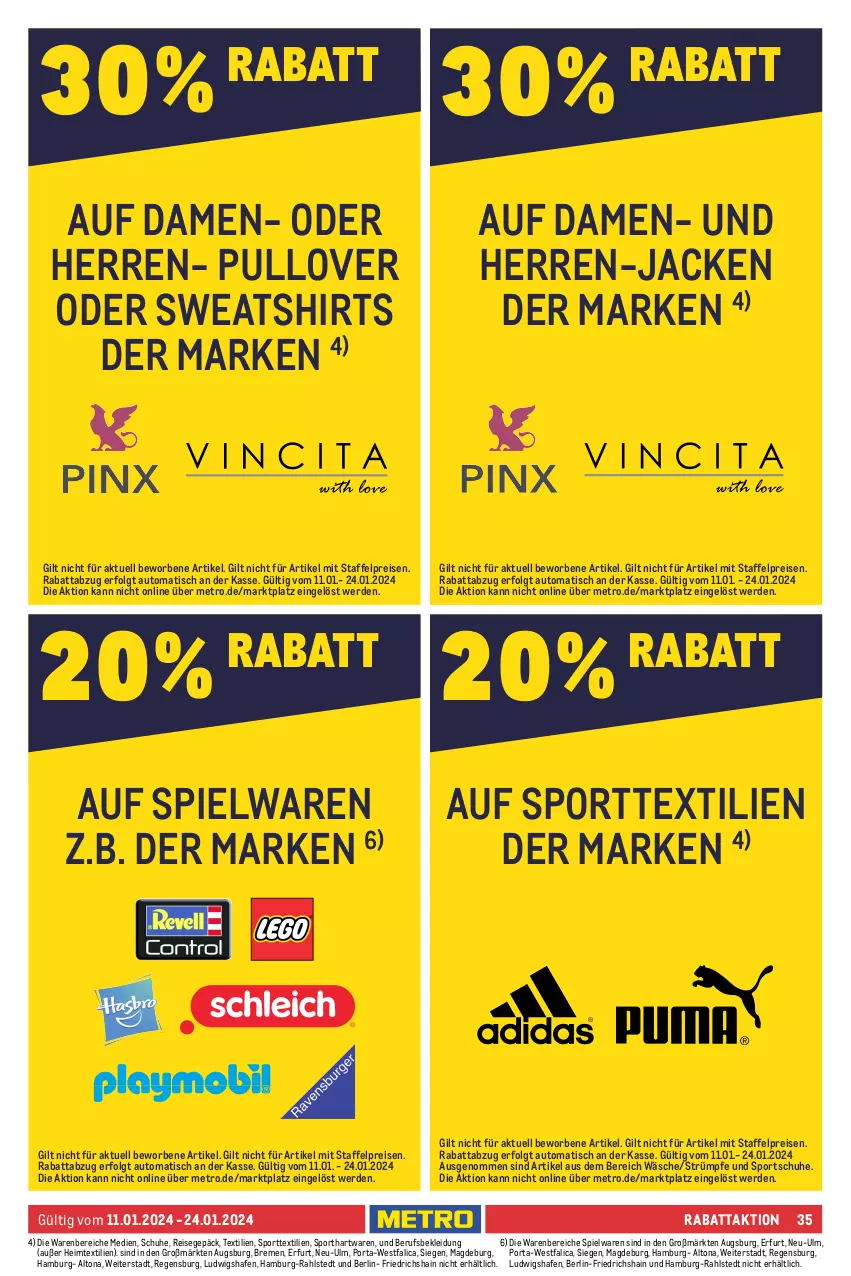 Aktueller Prospekt Metro - Food - NonFood - von 11.01 bis 24.01.2024 - strona 35 - produkty: auer, auto, Bau, baumwolle, baumwollmischung, bett, Coral, decke, eis, erde, handtuch, heimtextilien, Jacke, kleid, Kleidung, LG, mab, Metro, preisvorteil, Pullover, reis, Ria, ring, rum, schuhe, shirt, shirts, slip, sneaker, sneakersocken, socken, spannbettlaken, spielwaren, Sport, sportschuhe, strümpfe, Sweatshirt, Taillenslip, Ti, tisch, Tischset, tuc, wasser, wolle