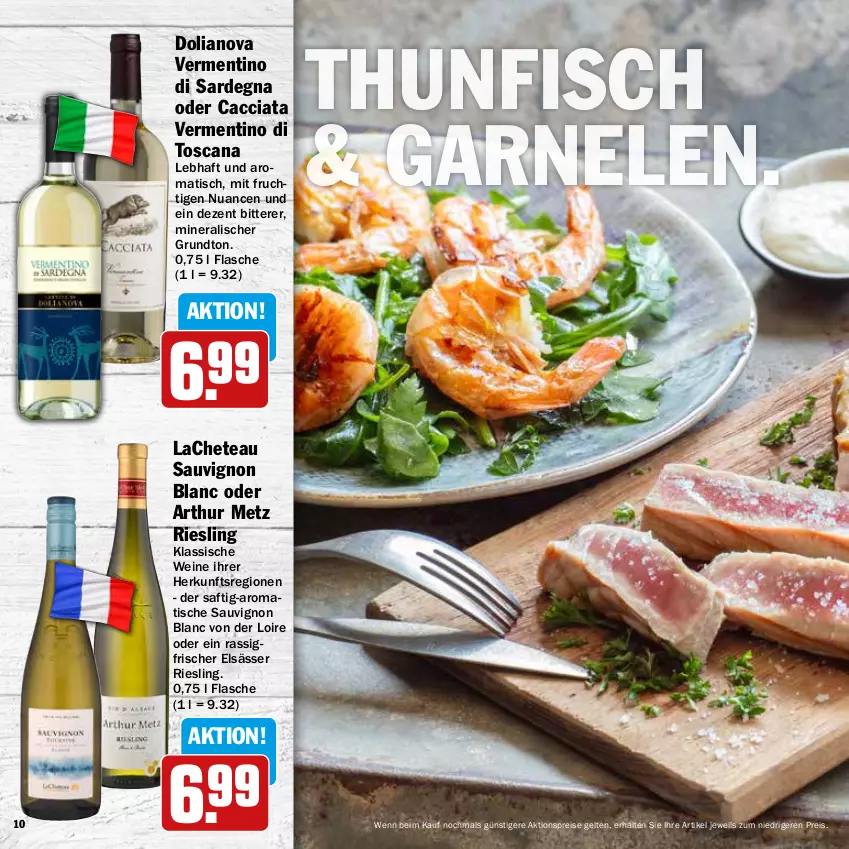 Aktueller Prospekt Hit - Wochenprospekt - von 11.08 bis 30.08.2025 - strona 10 - produkty: ACC, aktionspreis, eis, fisch, flasche, frucht, garnelen, mit frucht, Nuance, reis, riesling, saft, sauvignon, sauvignon blanc, thunfisch, Ti, tisch, wein, weine