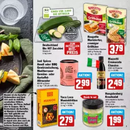 Gazetka promocyjna Hit - Wochenprospekt - Gazetka - ważna od 30.08 do 30.08.2025 - strona 3 - produkty: aceto, bio, bio hit, braten, classico, dip, eis, elle, flasche, gewürz, Gewürzmischung, grill, Grillkäse, Hendl, hengstenberg, ilag, kartoffel, Käse, Kraut, krautsalat, mac, püree, reis, rouge, rougette, salat, sauce, saucen, suppe, suppen, Ti, zucchini