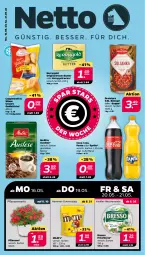 Gazetka promocyjna Netto - Angebote ab Montag - Gazetka - ważna od 21.05 do 21.05.2022 - strona 1 - produkty: bresso, butter, coca-cola, cola, coppenrath, dreistern, eintopf, eis, fanta, fanta oder, fanta oder sprite, frischkäse, gin, Goldstücke, irische butter, Käse, kerrygold, kerrygold extra, melitta, oder sprite, pflanze, pflanzen, reis, sprite, suppe, Ti, topf