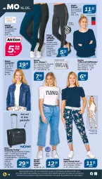 Gazetka promocyjna Netto - Angebote ab Montag - Gazetka - ważna od 21.05 do 21.05.2022 - strona 14 - produkty: auer, Bau, baumwolle, Brei, Cap, damen t-shirt, Elan, gin, hose, Jacke, jeans, Jeansjacke, koffer, Laptop, leggings, Pullover, reifen, Ria, shirt, T-Shirt, Tasche, taschen, Ti, topf, trolley, wolle, ZTE