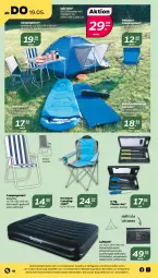 Gazetka promocyjna Netto - Angebote ab Montag - Gazetka - ważna od 21.05 do 21.05.2022 - strona 18 - produkty: auer, Bau, bett, campingstuhl, Campingtisch, filet, kissen, LG, luftbett, Ria, sac, schlafsack, somat, stuhl, Ti, tisch, Zelt, ZTE