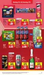 Gazetka promocyjna Lidl - Aktionsprospekt - Gazetka - ważna od 20.01 do 20.01.2024 - strona 11 - produkty: angebot, cola, cookie, cookies, coupon, drink, eis, elle, energy drink, mm extra, pepsi, pils, pringles, reis, ring, ritter, ritter sport, Rockstar, Schwip Schwap, sekt, Sondey, Sport, teller, Ti, ZTE