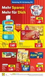 Gazetka promocyjna Lidl - Aktionsprospekt - Gazetka - ważna od 20.01 do 20.01.2024 - strona 40 - produkty: angebot, banane, bananen, barilla, coupon, eis, elle, Ländertee, leibniz, listerine, milch, milchreis, Müller, mundspülung, ndk, Pick Up!, preisvorteil, reis, Schal, Schale, schoko, spülung, tee, teekanne, teller, Ti