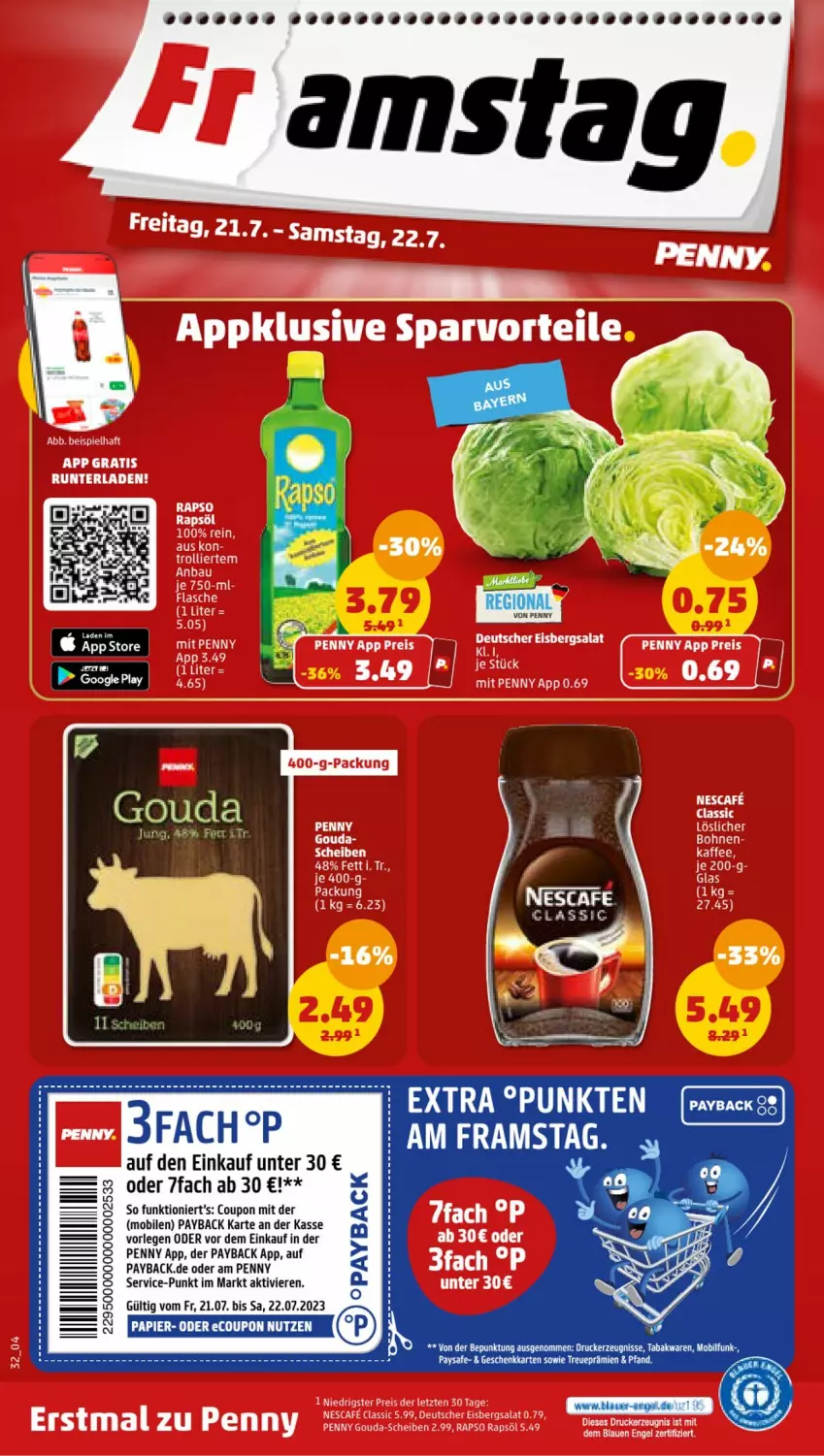 Aktueller Prospekt Penny - Prospekte - von 17.07 bis 22.07.2023 - strona 34 - produkty: coupon, drucker, eis, Engel, kerze, papier, payback, Ti