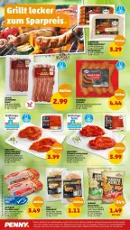 Gazetka promocyjna Penny - Prospekte - Gazetka - ważna od 22.07 do 22.07.2023 - strona 10 - produkty: auer, bacon, barbecue, beutel, brot, buch, eis, Fladenbrot, fleisch, hausmarke, Holz, je 250-g-packung, Käse, krakauer, Lauchzwiebel, Nackensteak, olive, paprika, regal, Sauerrahm, schwein, schweine, sesam, steak, Ti, tomate, wein, weine, Yo, zwiebel