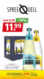 Gazetka promocyjna Getraenkeland - Gazetka - ważna od 23.12 do 23.12.2023 - strona 13 - produkty: bitter lemon, Elan, frucht, getränk, getränke, Spreequell, Ti, tonic, tonic water