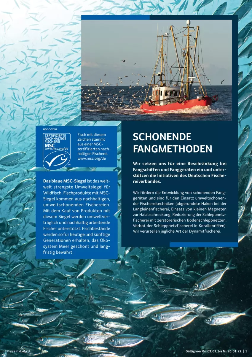 Aktueller Prospekt Selgros - Vorschau:
            Nachhaltigkeit - von 03.01 bis 26.01.2022 - strona 5 - produkty: eis, erde, fisch, fische, Fischer, Heu, HP, leine, Nike, reis, Schere, Ti, WICK, Wild