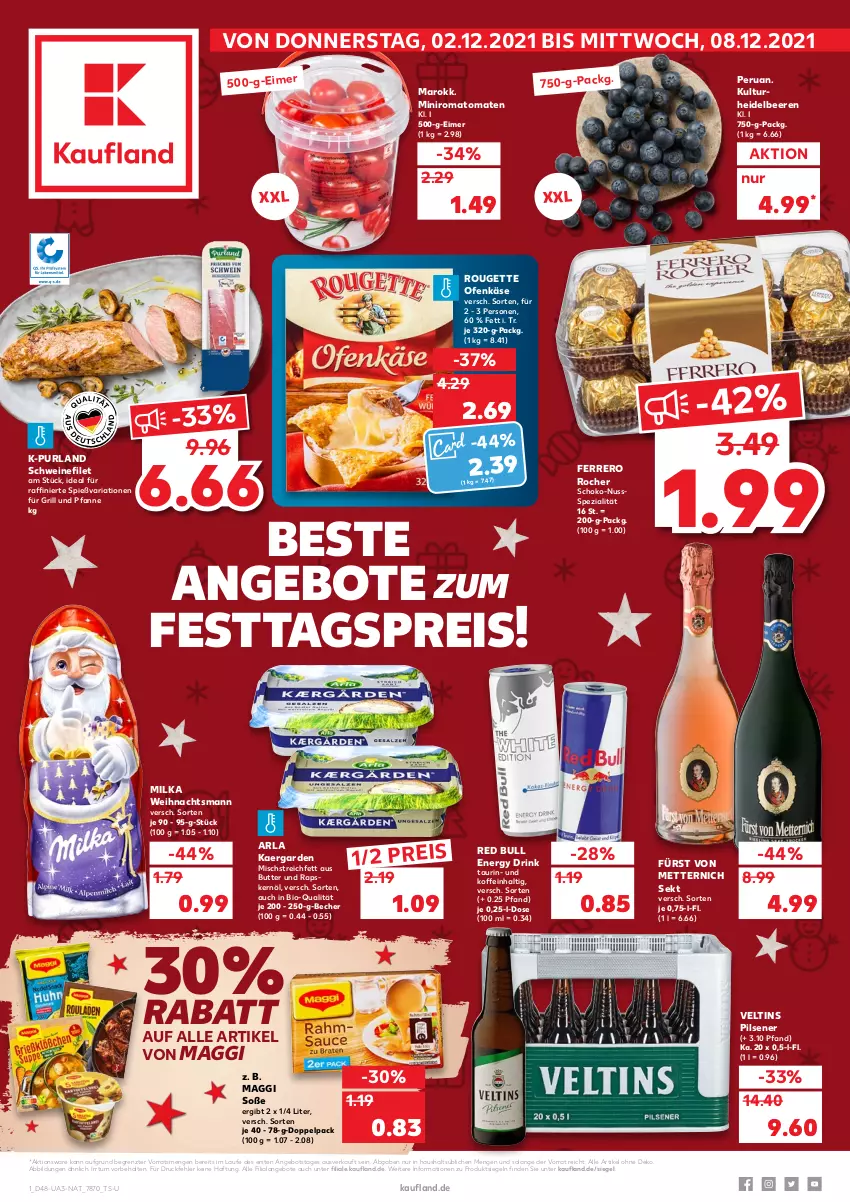 Aktueller Prospekt Kaufland - von 02.12 bis 08.12.2021 - strona 1