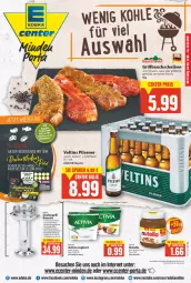 Gazetka promocyjna E Center - Angebote der Woche - Gazetka - ważna od 30.04 do 30.04.2022 - strona 1 - produkty: activa, activia, activia joghurt, Bau, bauchscheiben, Behälter, bio, creme, danone, deka, edelstahl, ente, ferrero, flasche, gewürz, grill, Grillbauch, grillrost, joghur, joghurt, Kamin, maracuja, natur, nuss, nuss-nougat-creme, nutella, pfirsich, pils, pilsener, Ria, Säulengrill, schwein, Ti, uhr, veltins, veltins pilsener, wein, Yo