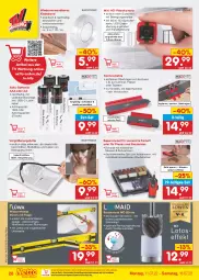 Gazetka promocyjna Netto Marken-Discount - Filial-Angebote - Gazetka - ważna od 16.07 do 16.07.2022 - strona 28 - produkty: akku, batterie, batterien, Bau, Beba, Brille, bürste, deka, dell, deo, eis, elle, gsw, kamera, ladekabel, laminat, mac, Mode, ndk, Reinigung, reis, rwe, speicherkarte, Tapete, Tapeten, Ti, tisch, usb, Waage, wandhalterung, wasser, WC-Bürste