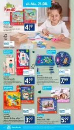 Gazetka promocyjna Aldi Nord - Von Montag - Gazetka - ważna od 26.08 do 26.08.2023 - strona 14 - produkty: dell, elle, gin, Holz, Kescher, Lernspiel, LG, Mode, Pinsel, Puzzle, Ria, Tasche, Ti, Tiere, tragetasche, uhr, wasser, Wassertier, WICK, ZTE