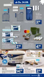 Gazetka promocyjna Aldi Nord - Von Montag - Gazetka - ważna od 26.08 do 26.08.2023 - strona 17 - produkty: Becher, decke, dell, eimer, elle, Farbroller, Farbwalzen, Germ, gin, Holz, holzlasur, HP, lack, Lacke, LG, Mode, Pinsel, Pinselset, Ria, Roller, rwe, Spezi, Ti, wasser, ZTE