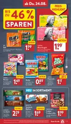 Gazetka promocyjna Aldi Nord - Von Montag - Gazetka - ważna od 26.08 do 26.08.2023 - strona 27 - produkty: alkohol, beutel, bifi, biscotto, Cashew, cranberry, creme, eis, Germ, gin, haribo, kakao, kartoffel, Kugel, LG, lorenz, milch, nimm2, reis, salz, sandwich, storck, Ti, tiefpreis, waffeln, ZTE