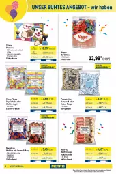 Gazetka promocyjna Metro - Wurfmaterial Karneval - Gazetka - ważna od 17.02 do 17.02.2026 - strona 8 - produkty: angebot, beutel, Cap, creme, eis, haselnuss, kakao, karamell, kaugummi, keks, kokos, mac, mais, milch, nuss, popcorn, pralinen, reis, Ria, riegel, Ti, trauben, waffeln, zucker