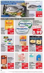 Gazetka promocyjna Kaufland - Prospekt - Gazetka - ważna od 21.06 do 21.06.2023 - strona 20 - produkty: angebot, bacon, Becher, bonbel, braten, butter, butterkäse, dell, doppelrahmstufe, Dorade, dorade royal, eis, elle, fisch, frischkäse, frischkäsezubereitung, Geflügel, grill, gutfried, hähnchenbrust, hartkäse, ideal zum grillen, Käse, kochschinken, mac, montorsi, mortadella, natur, pfeffer, philadelphia, rezept, rezepte, schinken, schnitten, schnittkäse, schnittlauch, Speck, Ti, wiesenhof, würfel, wurst, ziegenfrischkäse, ZTE