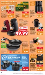 Gazetka promocyjna Kaufland - Prospekt - Gazetka - ważna od 21.06 do 21.06.2023 - strona 32 - produkty: Aluguss-Pfanne, angebot, angebote, auto, backofen, Behälter, beko, beutel, bohne, bohnen, edelstahl, eis, Gläser, grill, herdarten, jacobs, Jacobs Crema, kaffee, kaffeebohnen, kaffeemaschine, Kaffeemühle, kaffeepads, Kochtopf, latte, messer, Ofen, pfanne, Philips, Pinsel, Reinigung, sandwich, Schal, Schale, senseo, spülmaschinen, stifte, tasse, Thermogläser, Ti, topf, Waffeleisen, würfel, ZTE